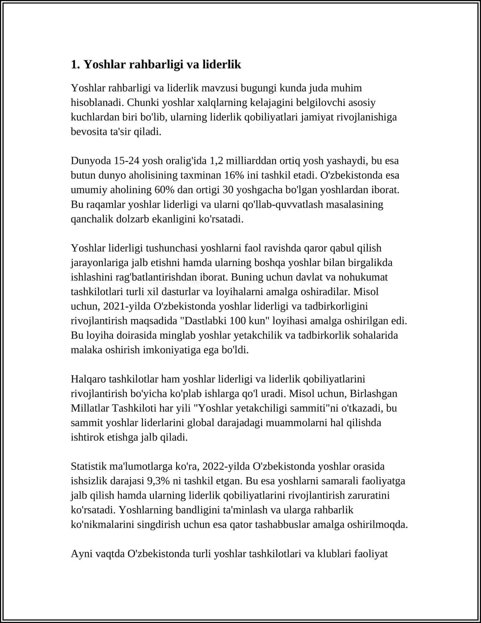 KELAJAK YOSHLAR QOʻLIDA 3