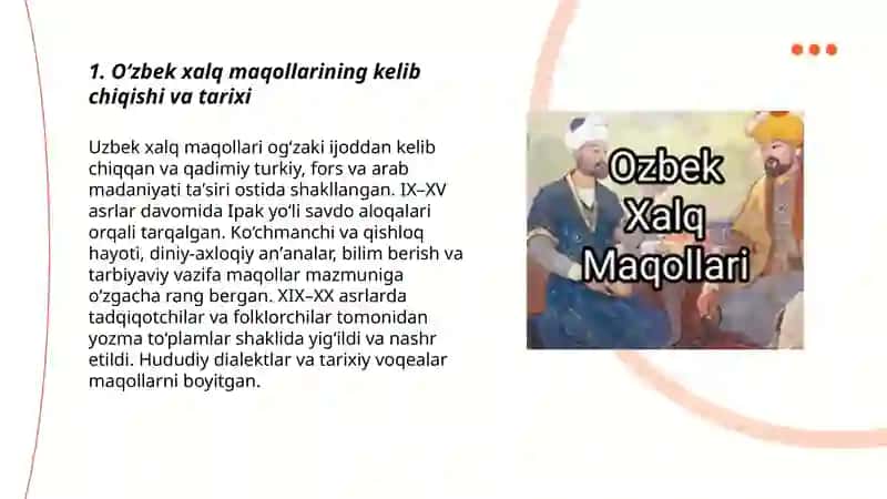 Oʻzbek xalq maqollari 3