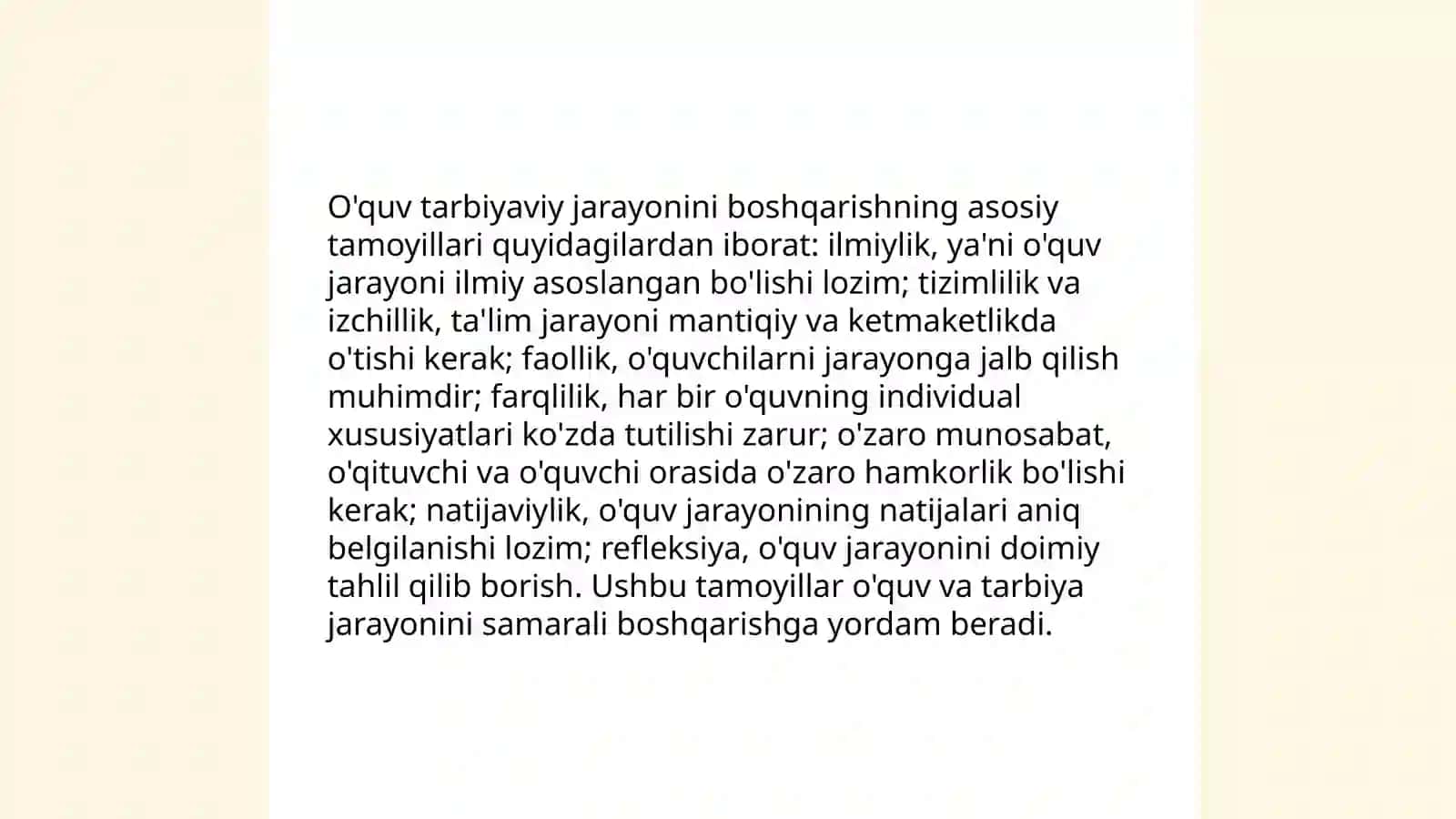 O'quv tarbiyaviy jarayonini boshqarish 3