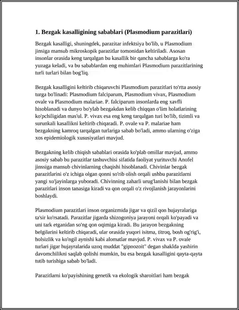 BEZGAK KASALLIGI 3