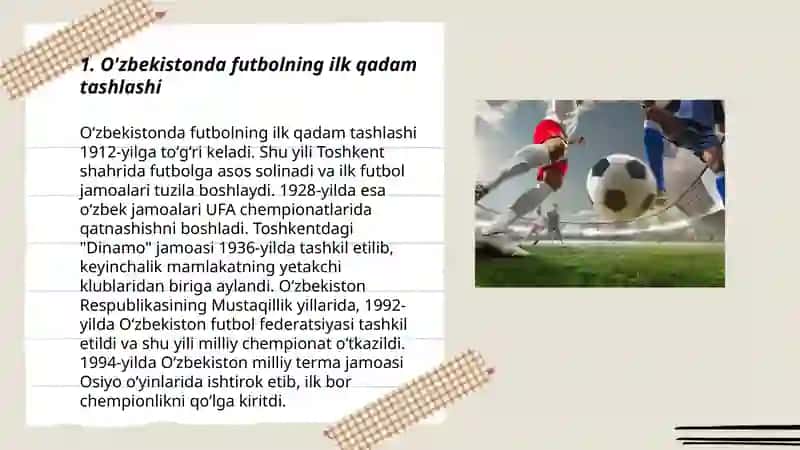 O'zbekistonda futbolni rivojlanish tarixi 3