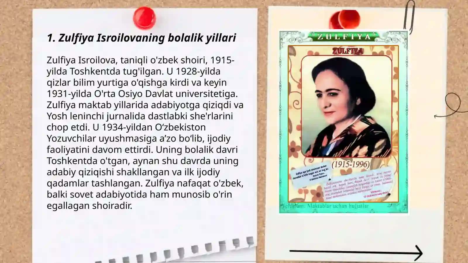 Zulfiyaxonim Isroilovaning hayoti va ijodi 3