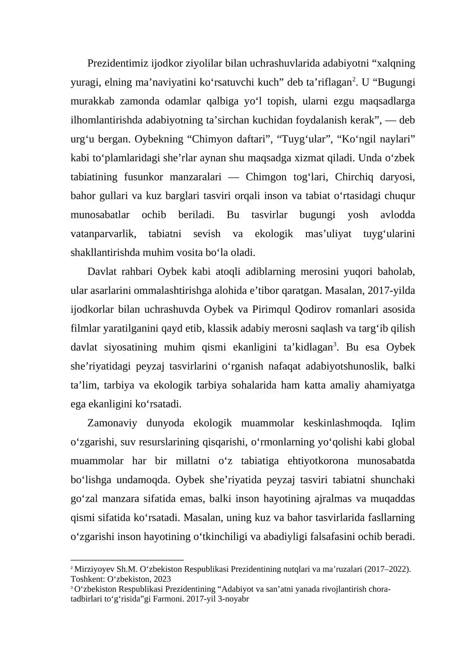 OYBEK SHEʼRIYATIDA PEYZAJ TASVIRINING BADIIY USULLARI VA VOSITALARI 3