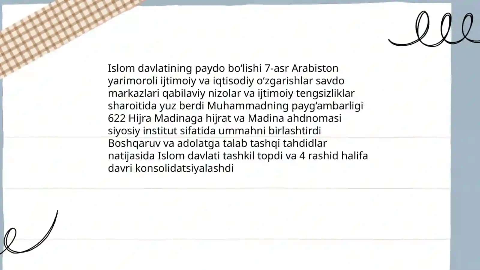 Islom davlatining tashkil topishi 3