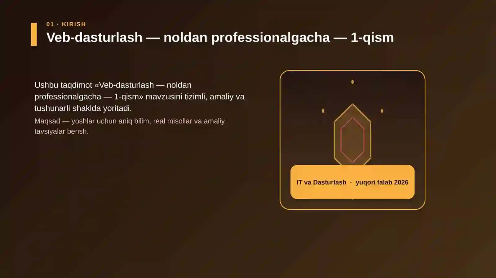 Veb-dasturlash — noldan professionalgacha — 1-qism 3