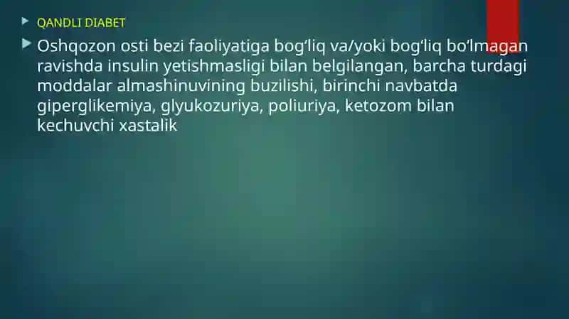 Qandli Diabet 3