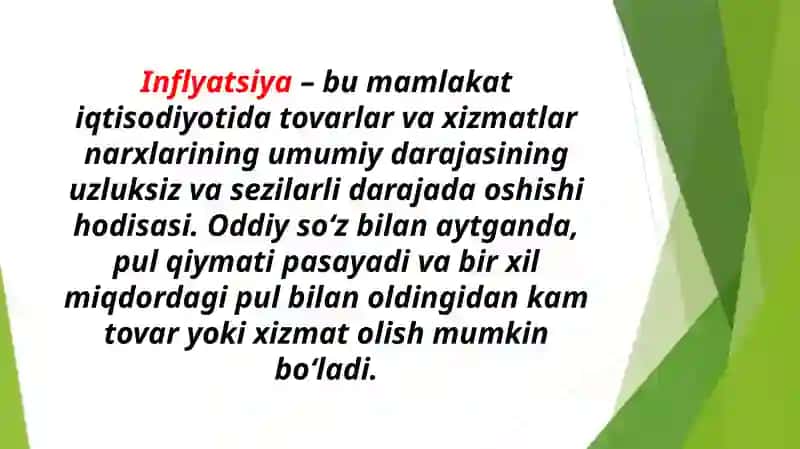 Inflatsiya tushunchasi 3