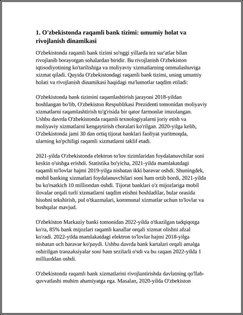 Ozbekistonda raqamli bank tizimi 3