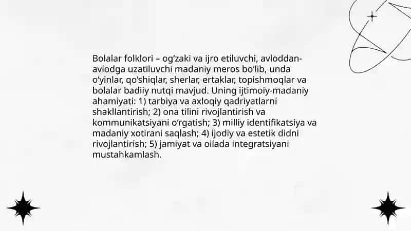 Bolalar folklori 3