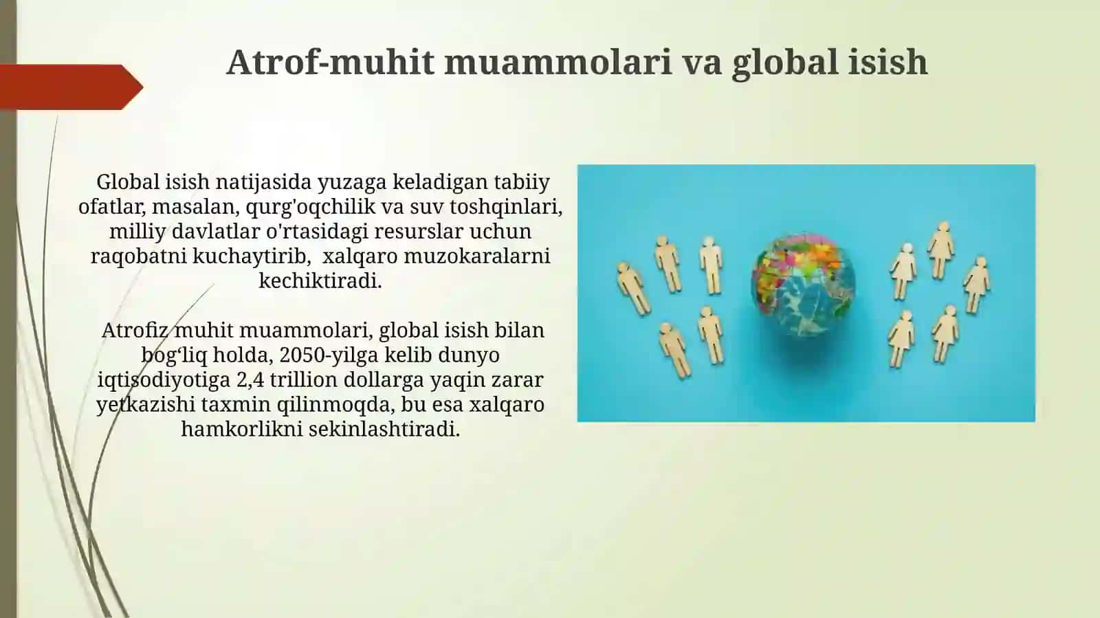 Xalqaro munosabati va ularning kechikishi 3