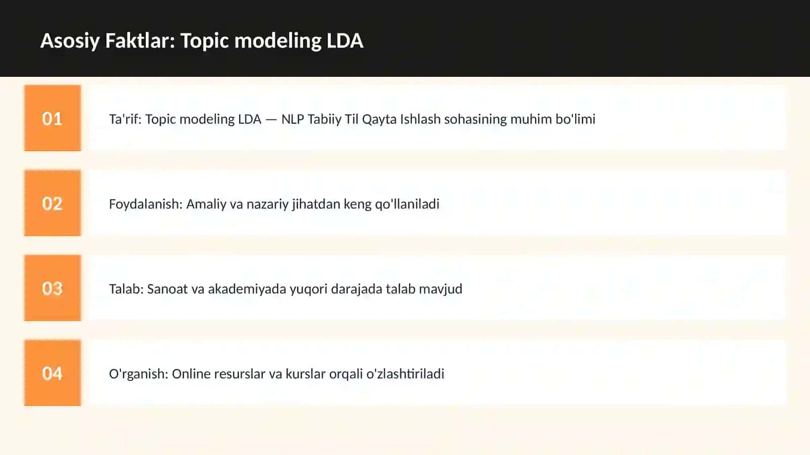 Topic modeling LDA 3