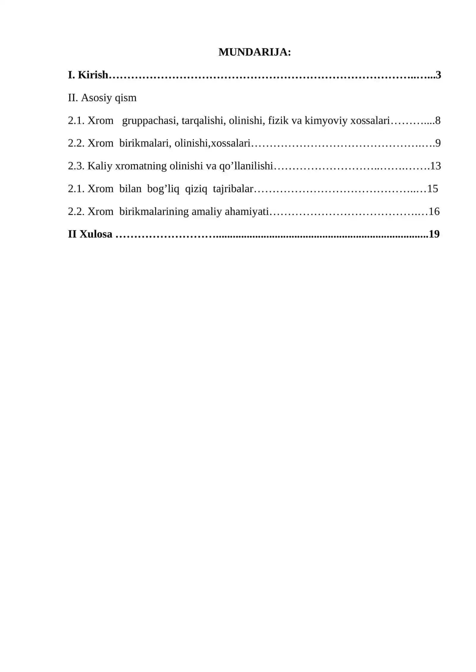 Kaliy xromatning olinishi va xossalari 3