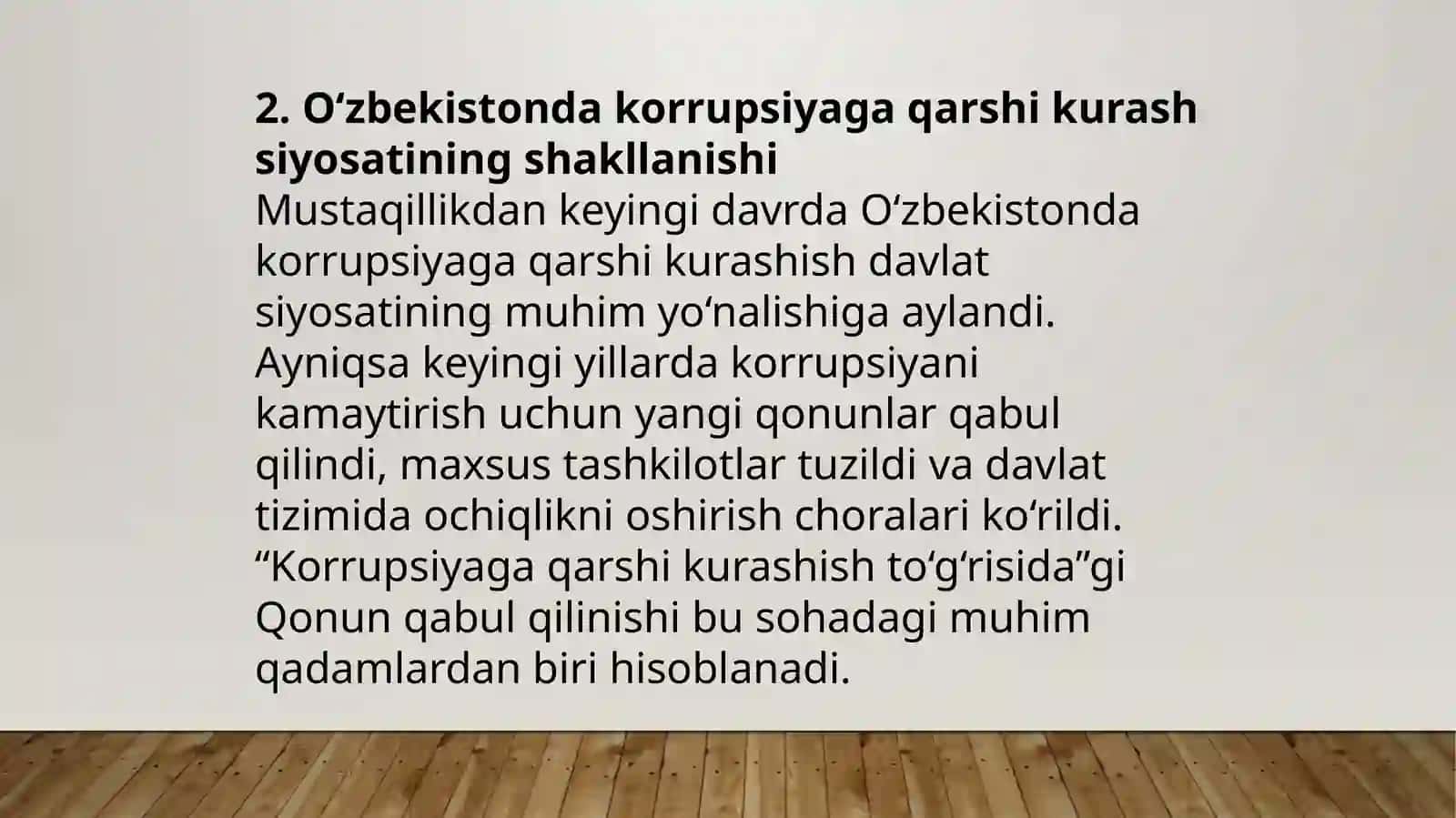 O'zbekistonda korupsiyaga qarshi kurashishning iqtisodiy-siyosiy va ijtimoiy huquqiy mexanizimlari 3