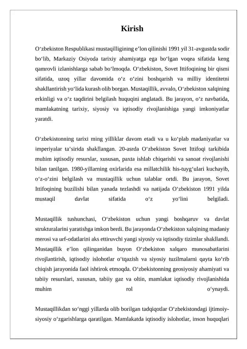 MUSTAQIL O‘ZBEKISTON RESPUBLIKASINING TASHKIL TOPISHI. 3