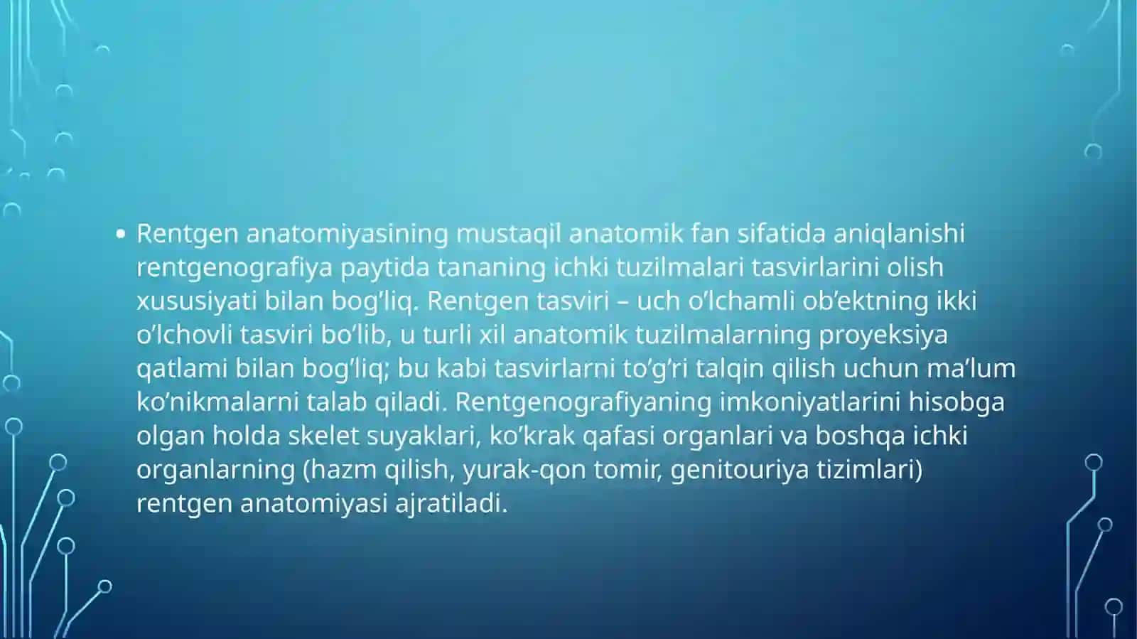 Rentgen anatomiyasi 3