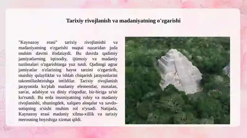 Kaynazoy erasi 3