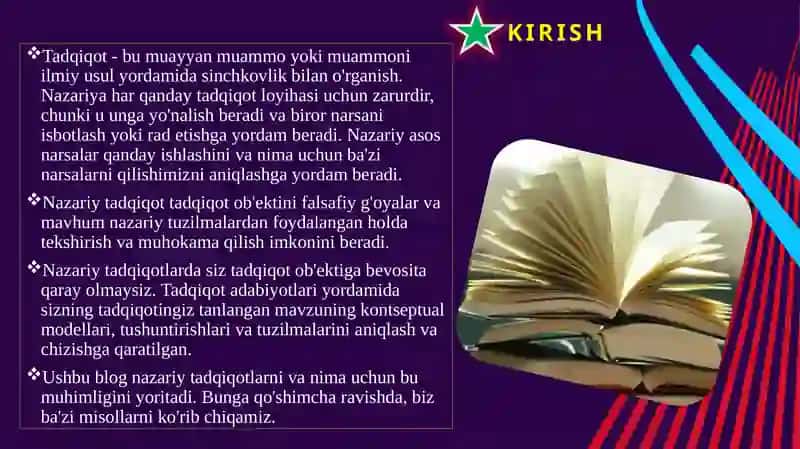 Ilmiyat tadqiqotning nazariy bilish usullari va shakllari 3
