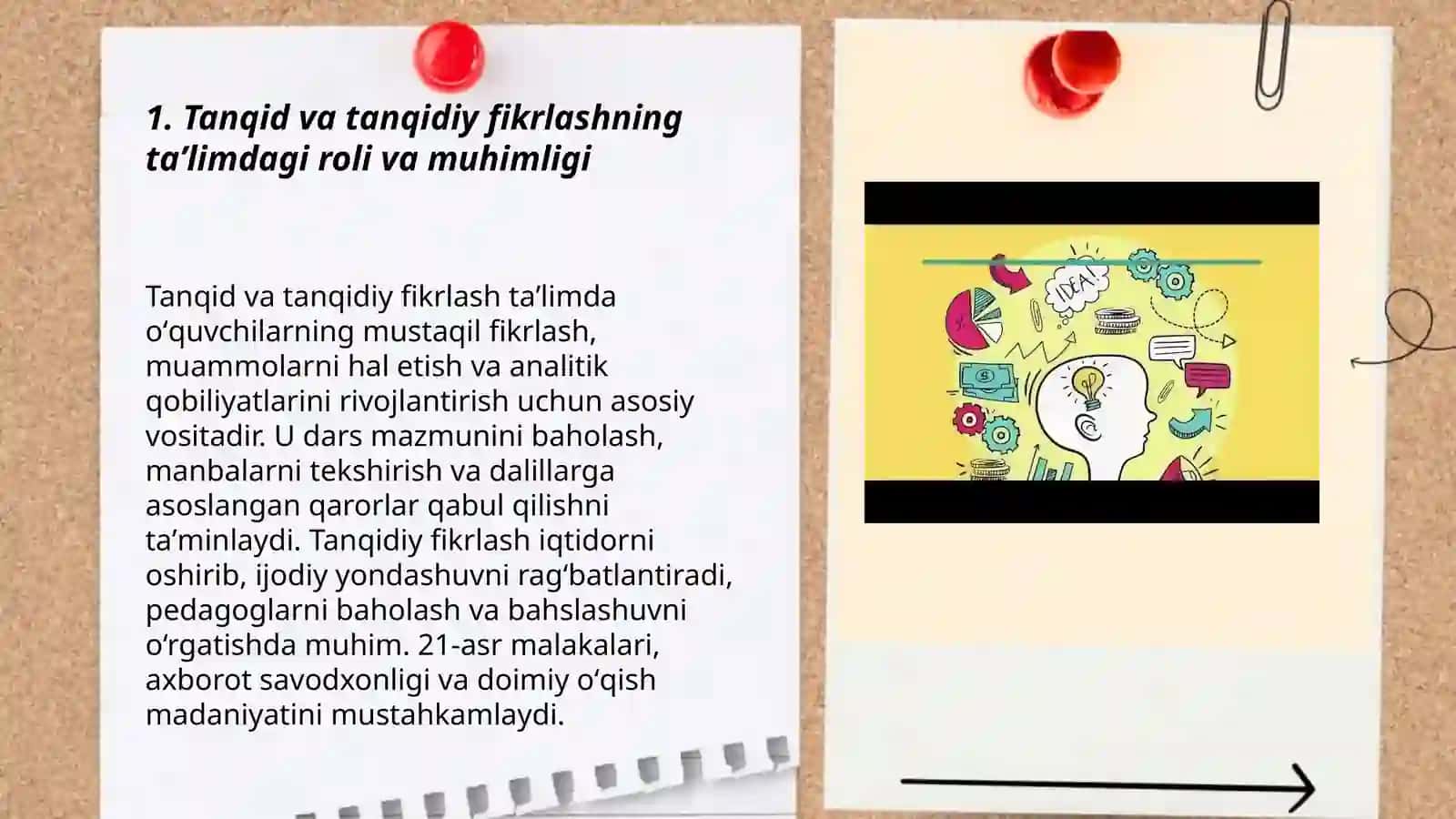 Tanqid va Tanqidiy fikrlashning muhimligi 3