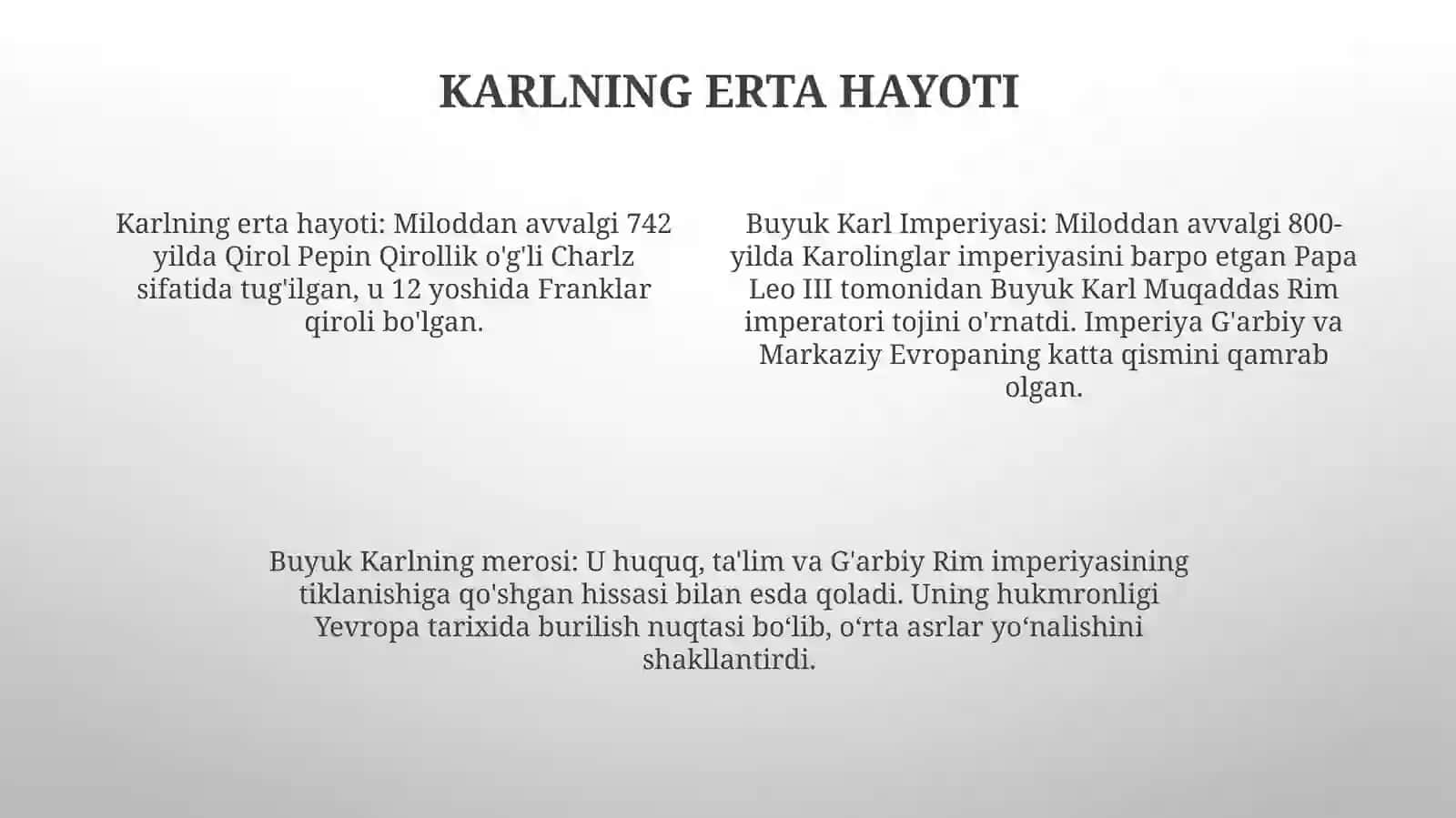 Buyuk Karl Imperiyasi 3