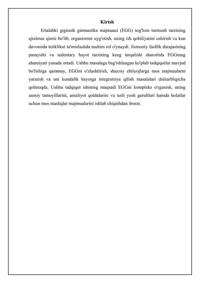 Ertalabki gigienik gimnastika (EGG) asoslari 3