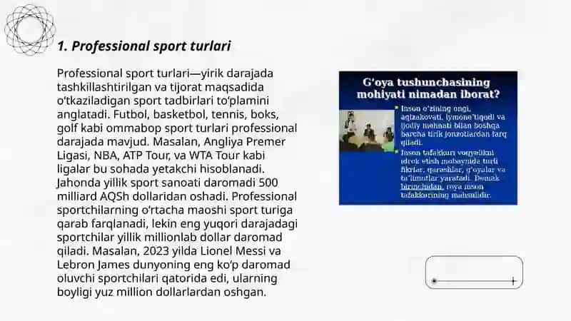 Professional sportning mohiyati va shakilanishi 3
