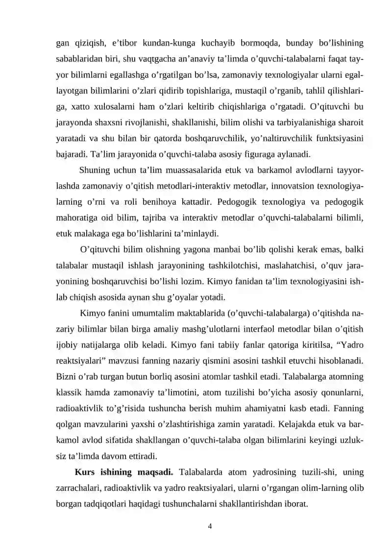 RADIOKTIVLIK VS RADIOKTIV ELEMENTLAR. YADRO REAKSIYALARI 3