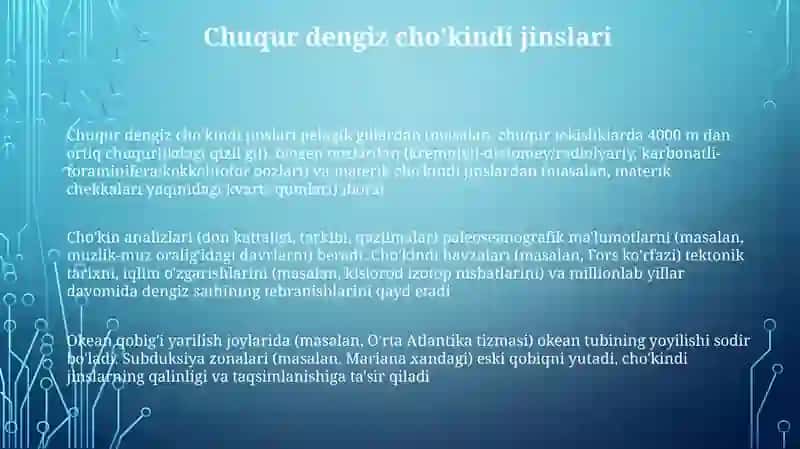 Dengiz va okeanlarning geologik ishi 3
