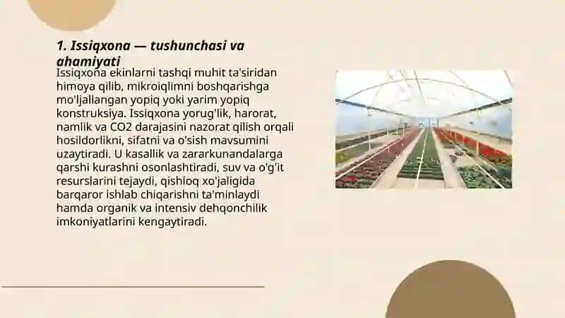 İssiqxona va uning turlari 3