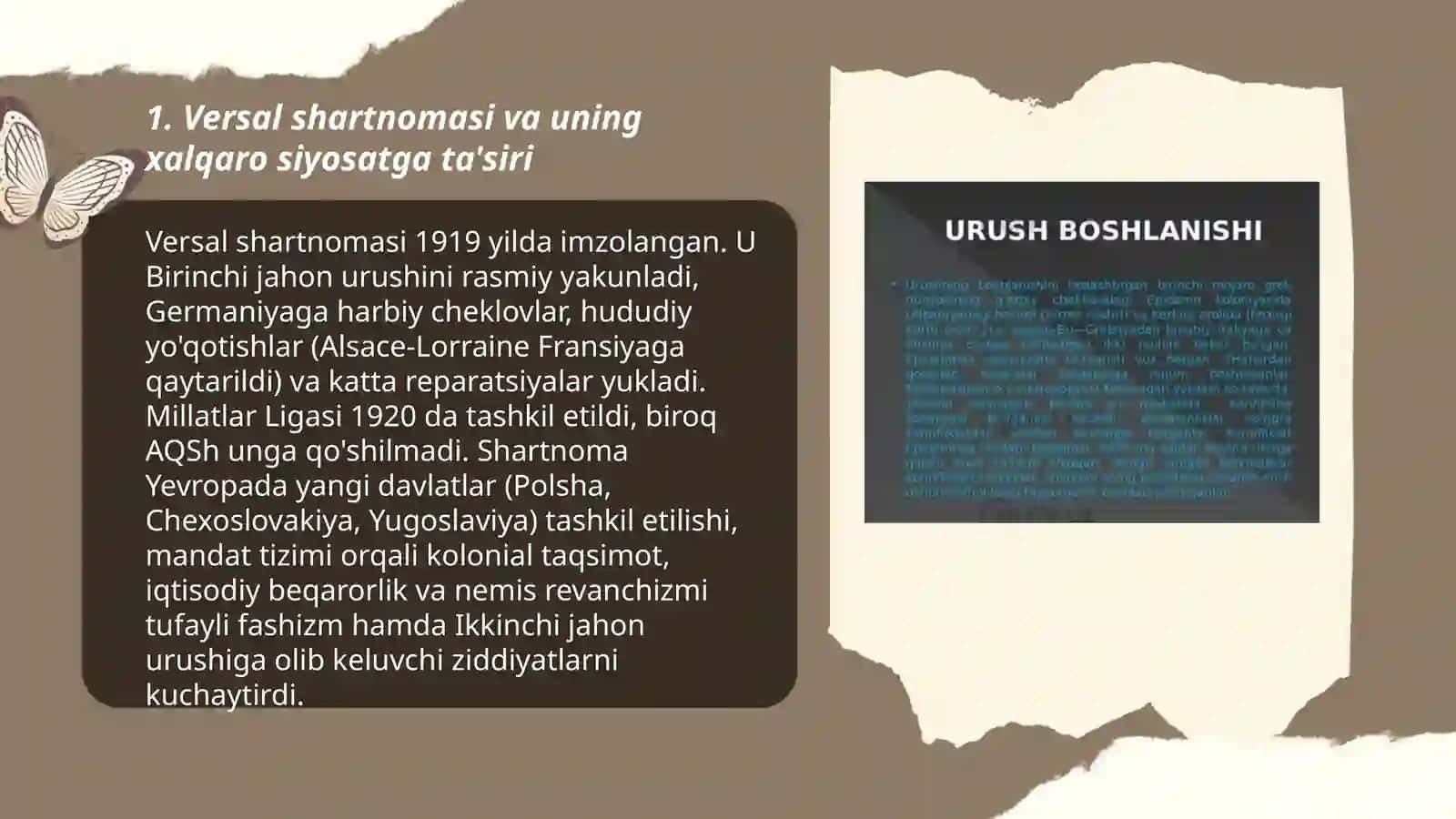 Jahon urushlari oralig'idagi siyosiy hayoti 3