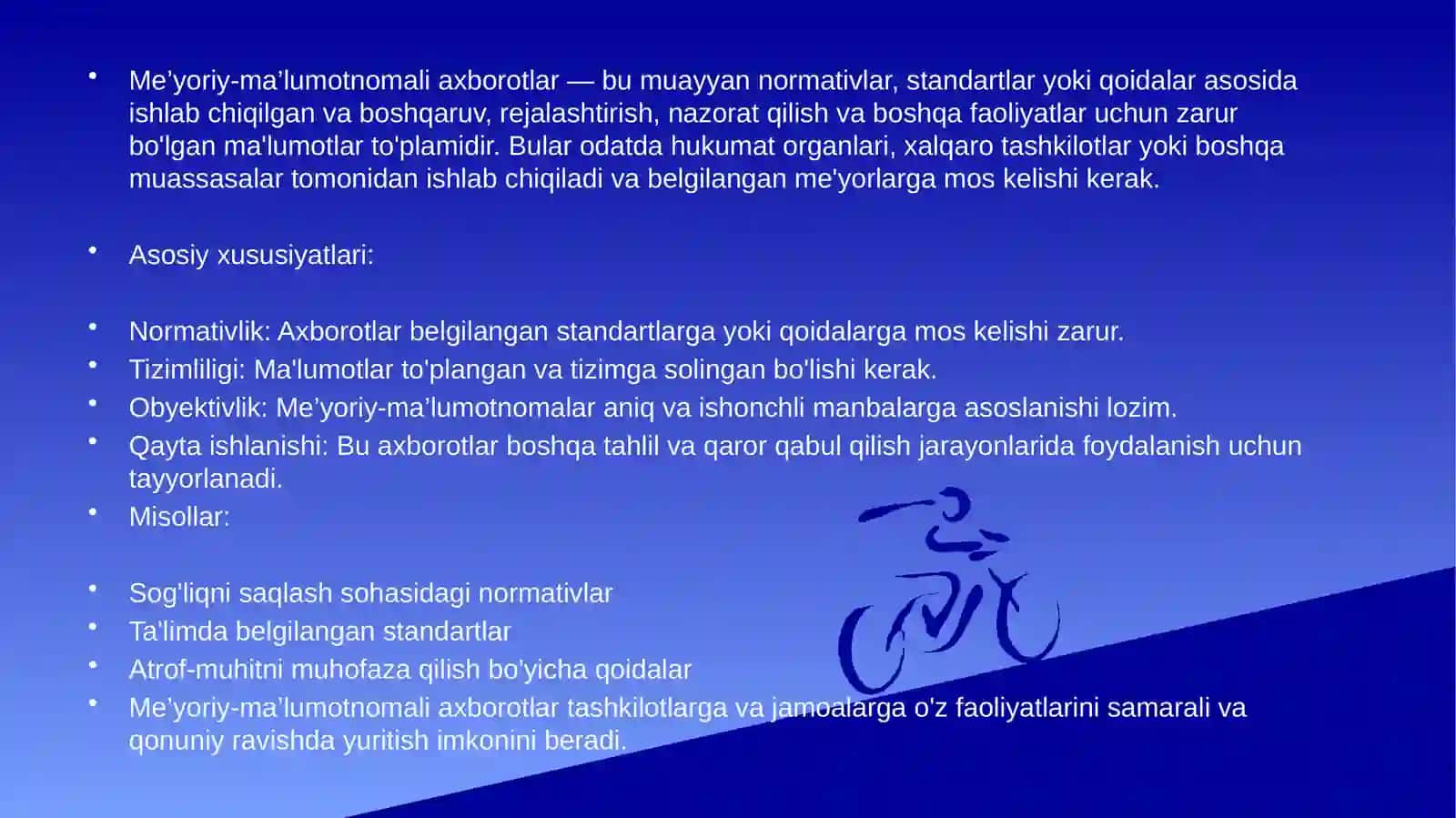 Mе’yoriy-ma’lumotnomaviy axborotlarni loyihalashtirish 3