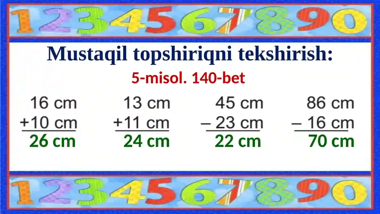 Uzunliko‘lchovbirliklari–detsimetr,metr 3
