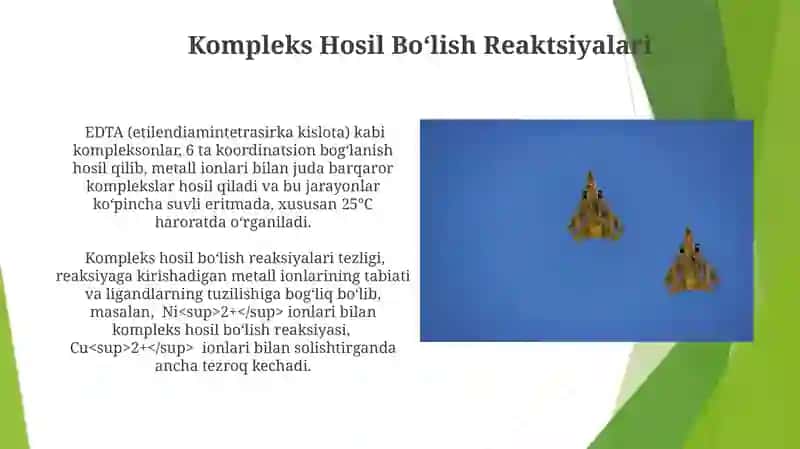 Kompleks hosil qilish usulining asoslari 3