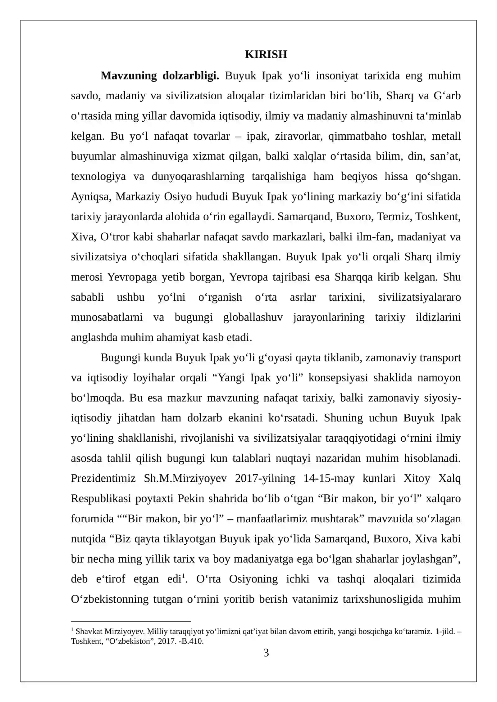Buyuk Ipak yoʻlining turizm sohasidagi ahamiyati 3