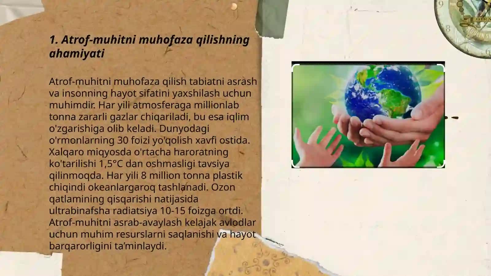 Tabiatni asrash burchimiz 3