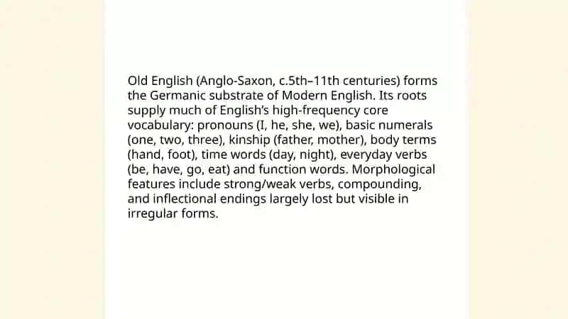Etymological layers of English vocabulary 3