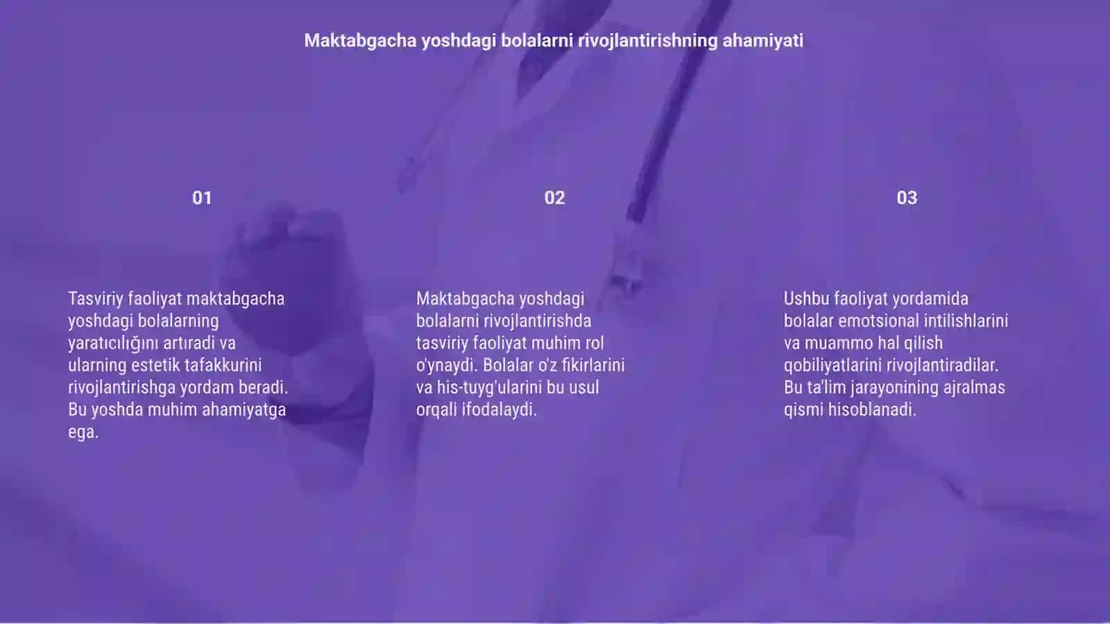 Tasviriy faoliyatning ahamiyati 3