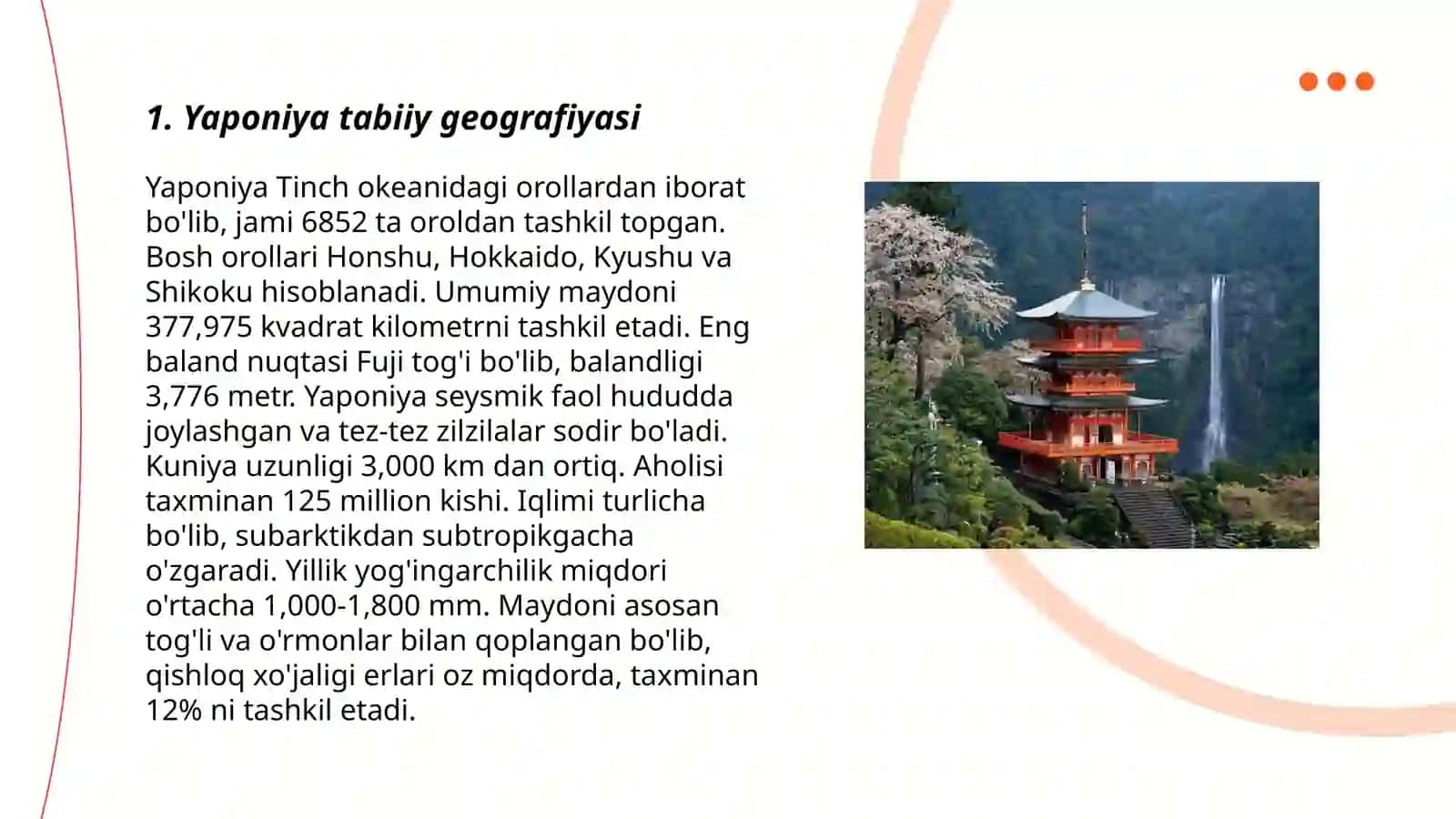 Yaponiya geografiyasi 3