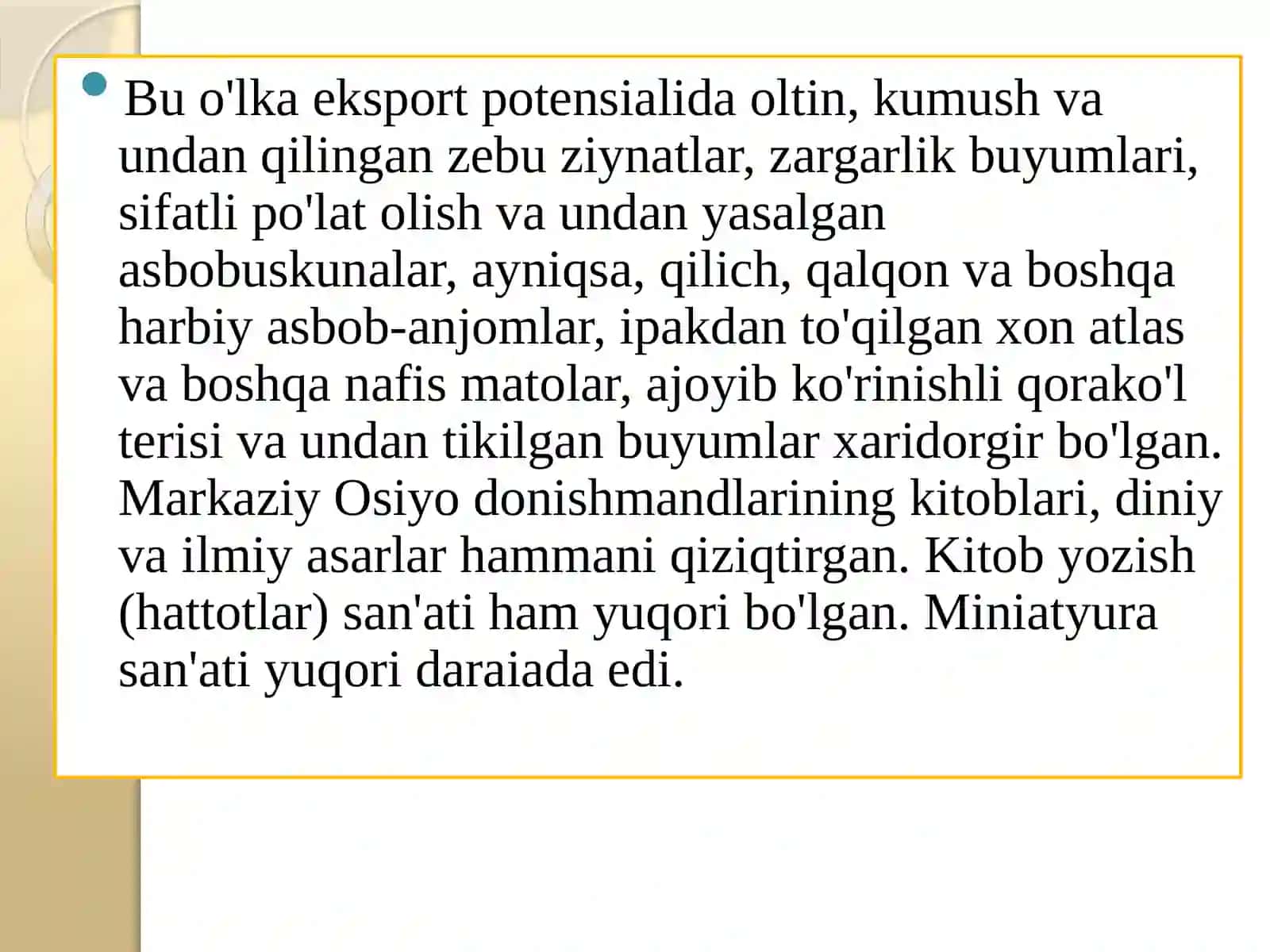 O'RTA ASR IQTISODIY QARASHLARI 3