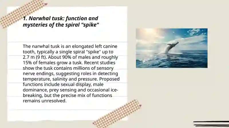 Interesting and unusual animal whale (spiking uchun) 3
