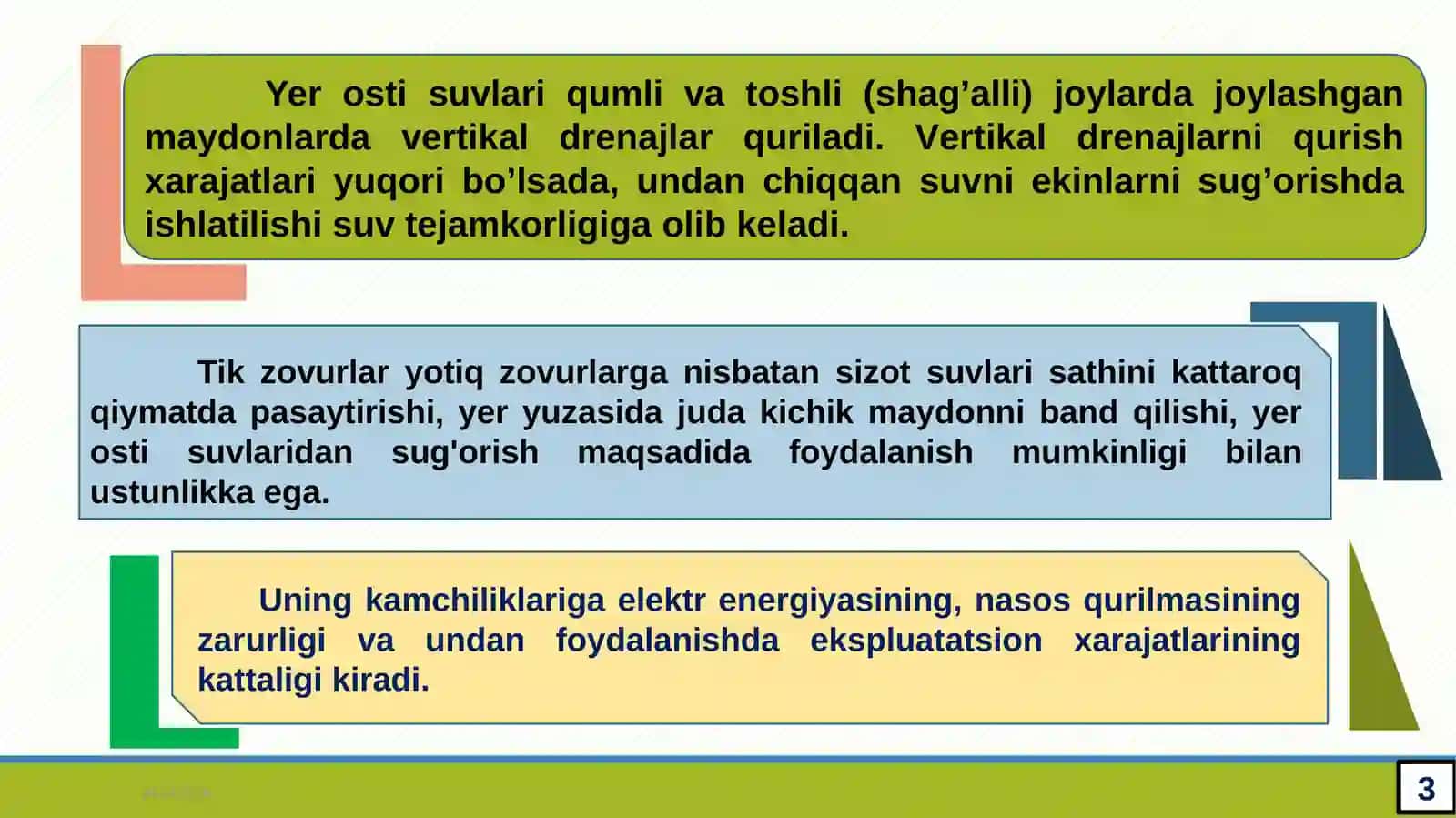 VERTIKAL DRENAJ QURISH MASHINALARIvaHISOBI 3