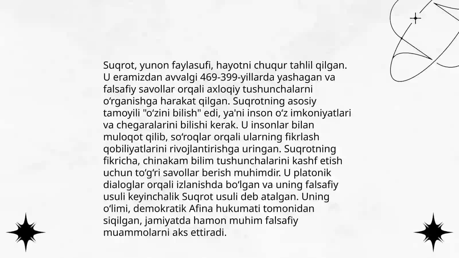 Suqrotning falsafiy qarashlari 3