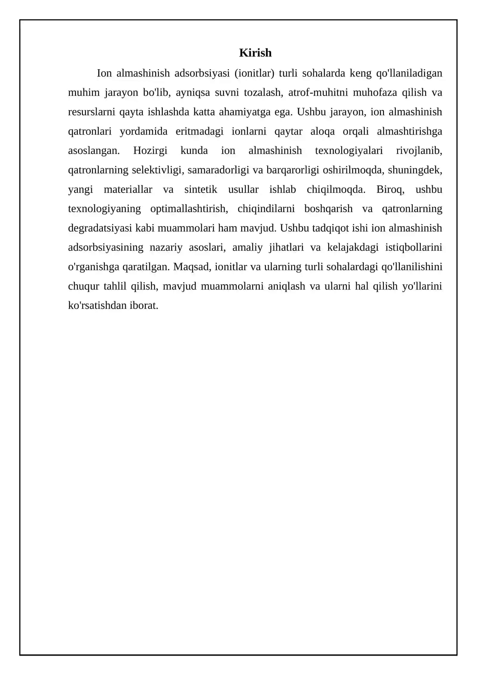 Ion almashinish adsorbsiyasi (Ionitlar) 3