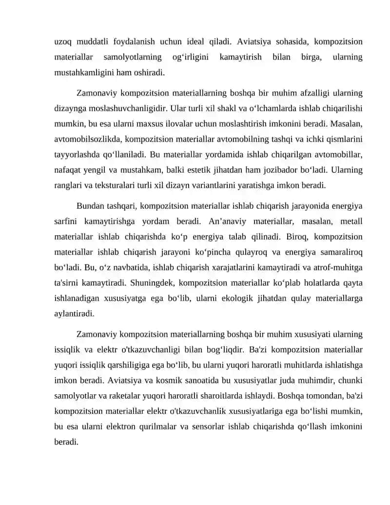 Zamonaviy kompozitsion materiallar 3