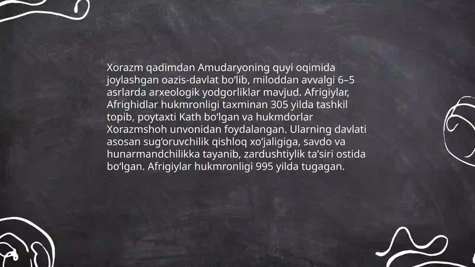 Xorazm, Qang', Davan, Kushon davlatlari 3