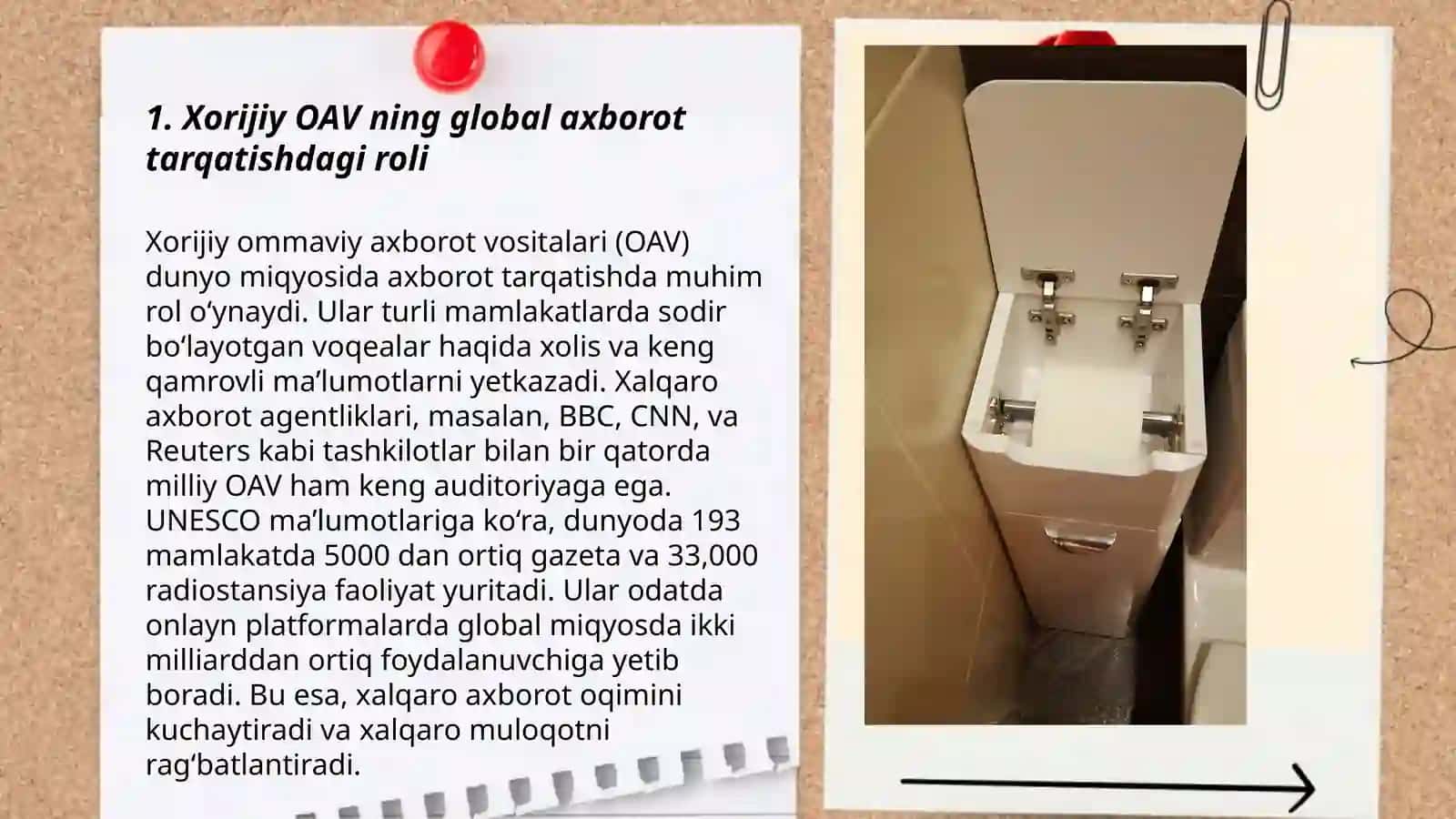 Xorijiy ommaviy axborot vositalarining media makondagi òrni 3