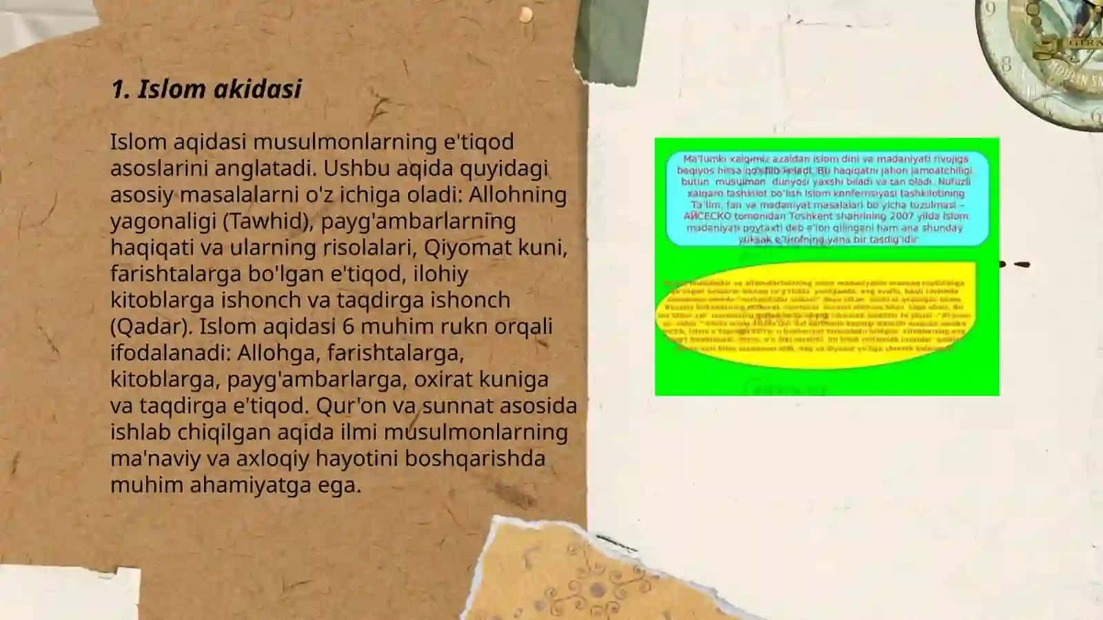 Islom dini ta’limoti va yo‘nalishlari 3
