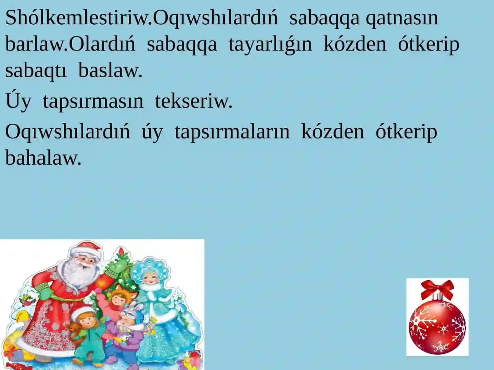 3-sinf Tasviriy san'at Qishki o'yinlar mavzusida dars ishlanma 3