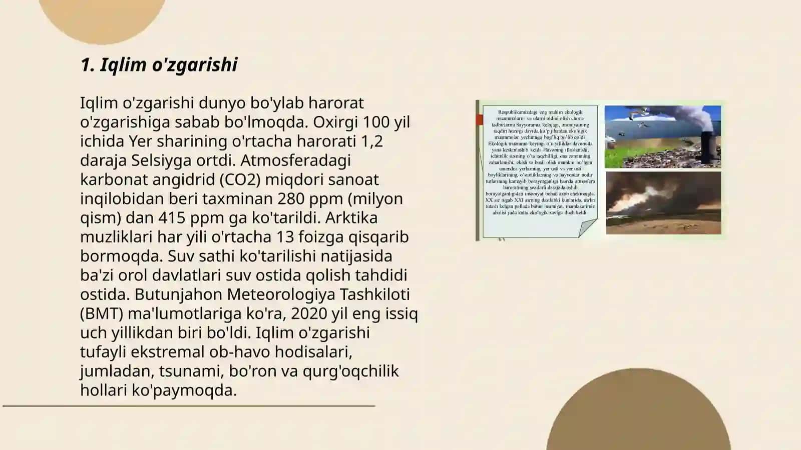 Ekologik muammo 3