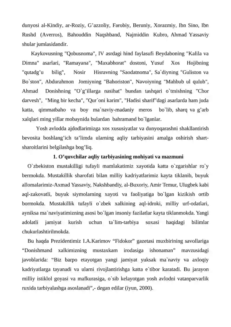 O’quvchilarning aqliy va fuqarolik tarbiyasi 3