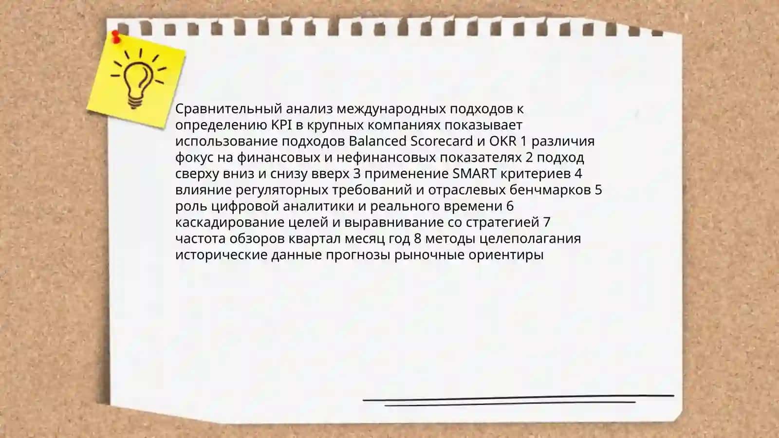 Изучние международного опыта по определение критерии в крупных компаниях 3